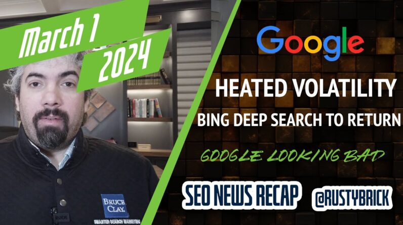 Google Ranking Volatility, Tons of Google Errors, Most Read Articles, Bing Deep Search, and Quality and SEO That Don't Love Google