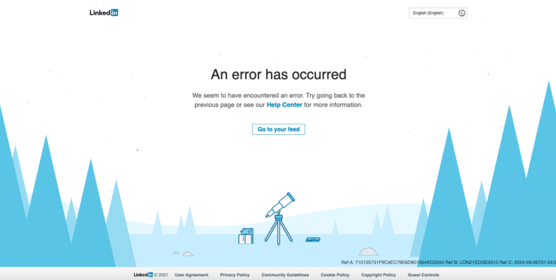 LinkedIn is investigating the global outage
