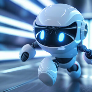 Bing Copilot Robot Running