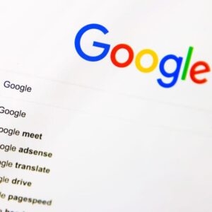 Google Search home page