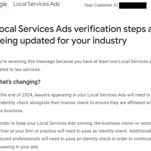 Google to update the verification process for local service ads