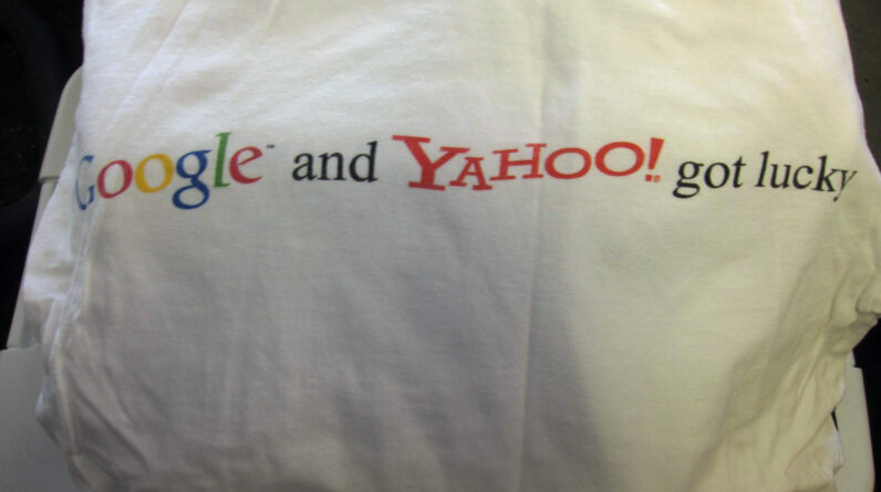 Google and Yahoo Got Lucky T-Shirt