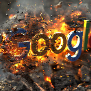 Google Logo Core Explosion