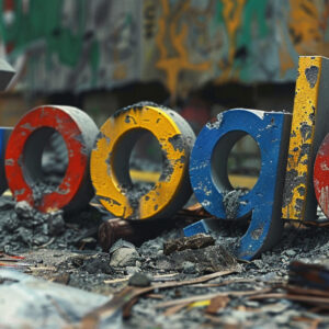 Google Logo Tarnished