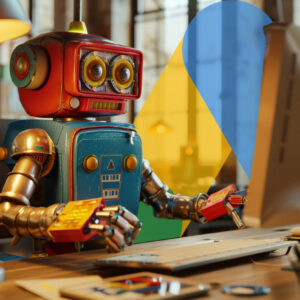 Google Robot Agency Desk Ads Logo