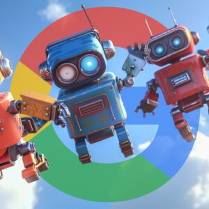 Google Robots Skydiving