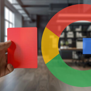 Google Search Penalty Card Office