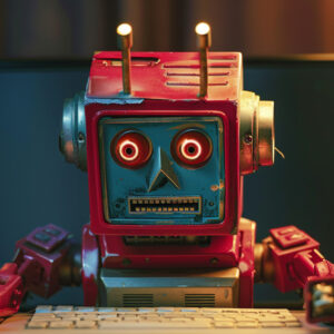 Overwhelmed Google Robot