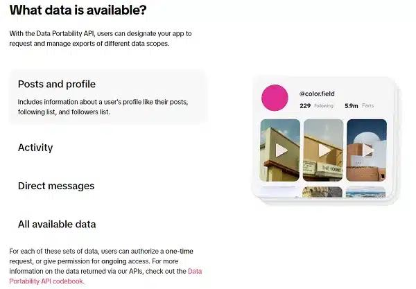 TikTok offers users enhanced data control for DMA compliance