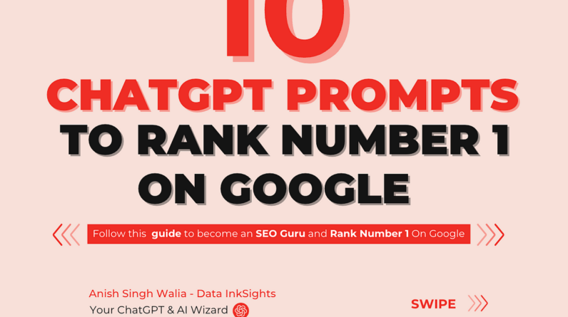 Top 10 ChatGPT Tips to Rank #1 in Google - Expert Tips