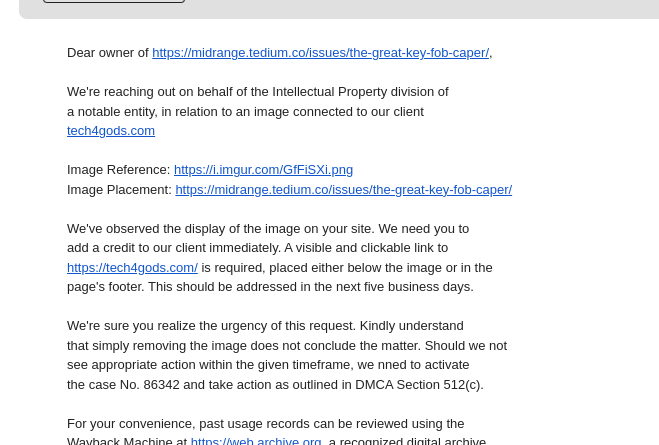 Artificial Intelligence Fake Copyright Troll Threat Letters Really Just An SEO Scam