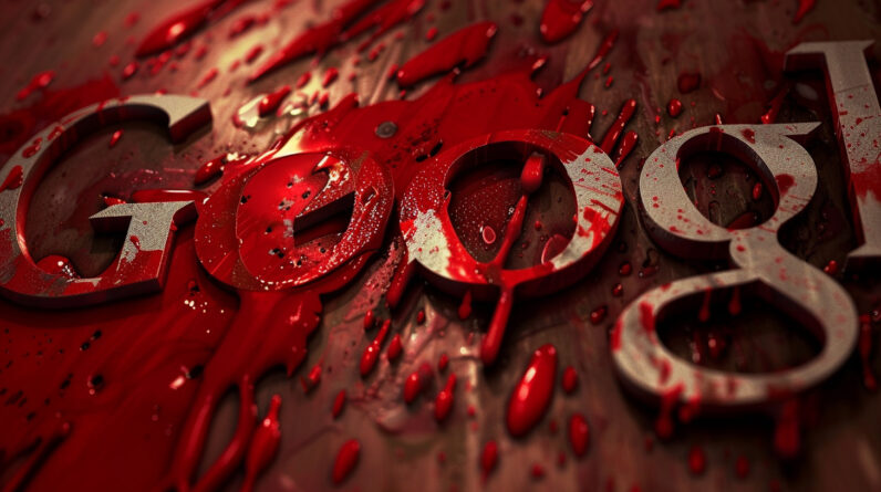 Bloody Google Logo