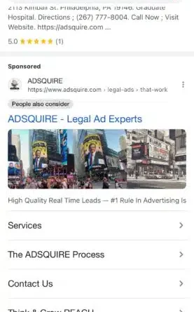 Google tests people also consider the tag in brand search ads