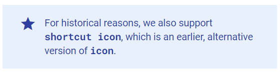 Google has reviewed the Favicon documentation
