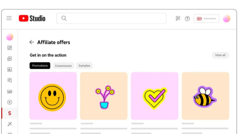 YouTube's "Affiliate Center" offers a new way for channels to earn money