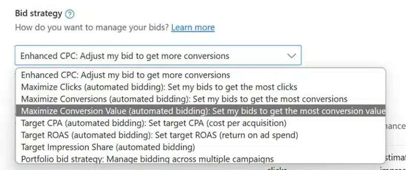 Microsoft extends maximum conversion value to more campaigns