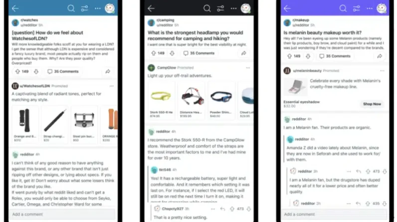 Reddit introduces dynamic product ads