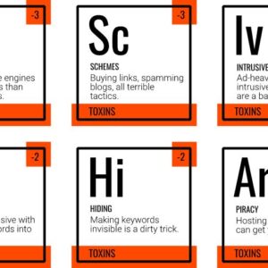 Spam penalties for toxins and search engines