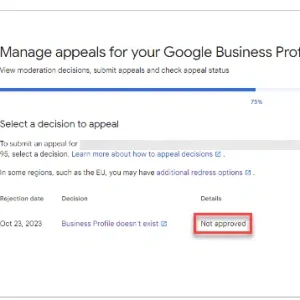 How to re-appeal a Google Business Profile suspension