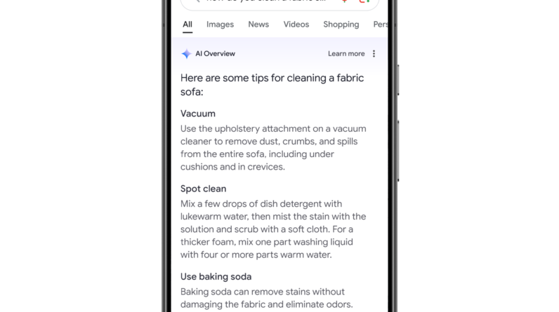 SGE is here.  Google rolls out AI-powered general descriptions in US search results