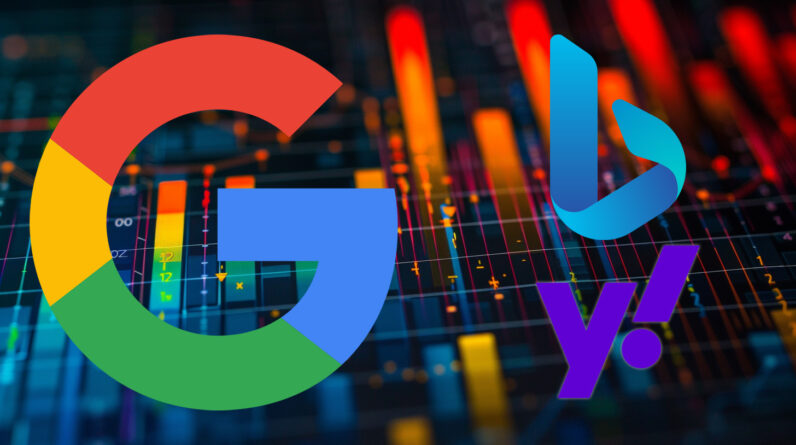 Chart Google Bing Yahoo