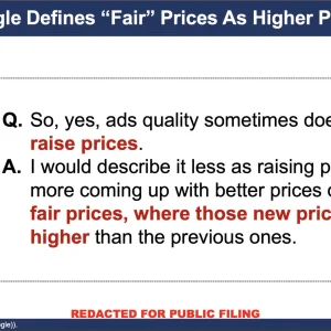 DOJ slams Google for manipulating search ad prices