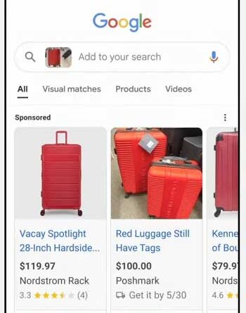 New Google Lens ads mimic AI search results