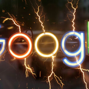 Google Logo Electric Surge
