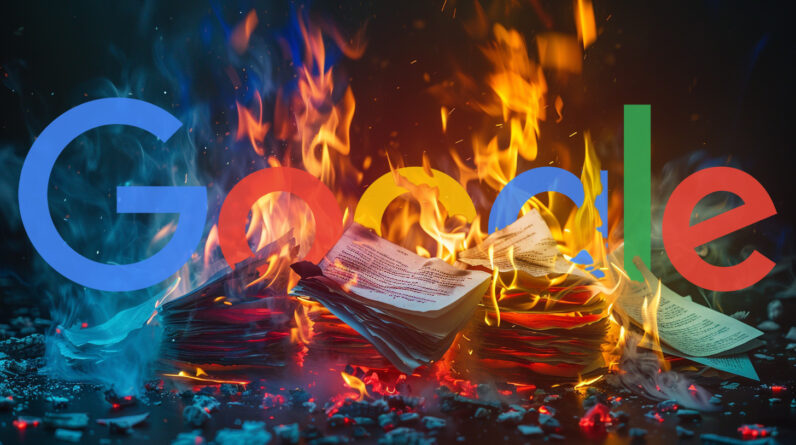 Google Paper Fire