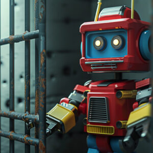 Google Robot Leaving Jail Cell