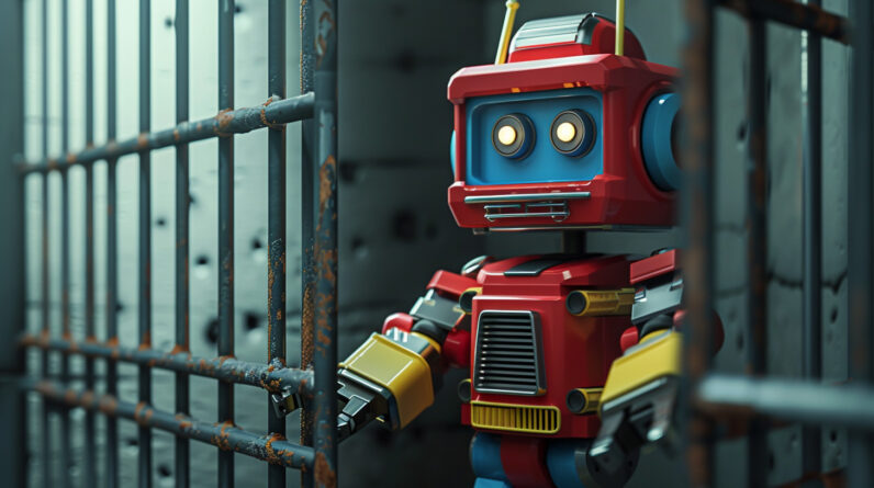 Google Robot Leaving Jail Cell