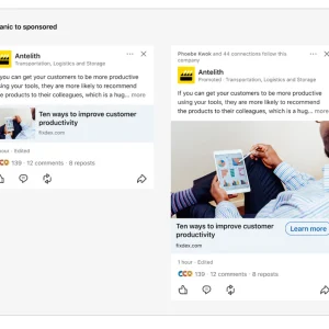 LinkedIn reduces link previews for organic posts