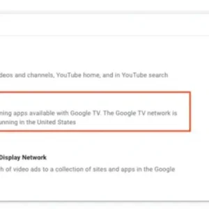 Google launches Google TV advertising network