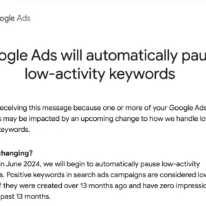 Google Auto-Pause for Inactive Keywords: Overreach or Expired?