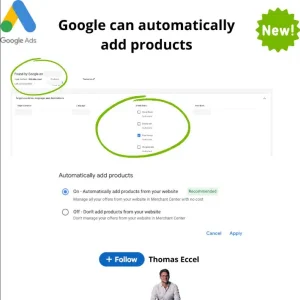 Google streamlines product listings by crawling websites