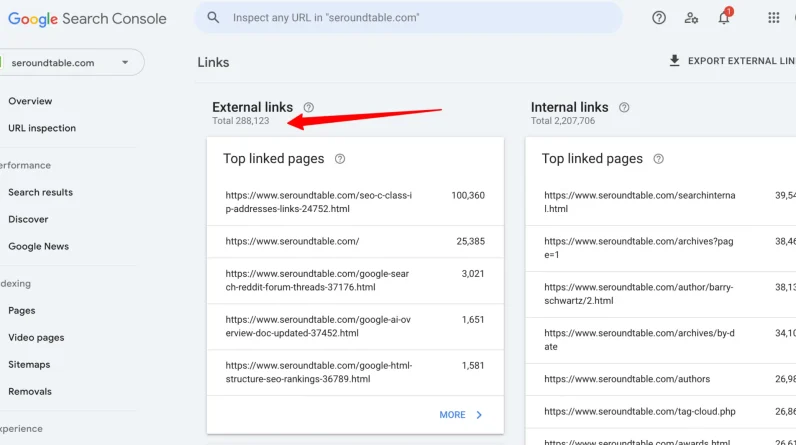 Google's link reporting tool is now fixed
