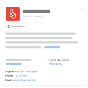 Google Search now supports setting the return policy at the organization level